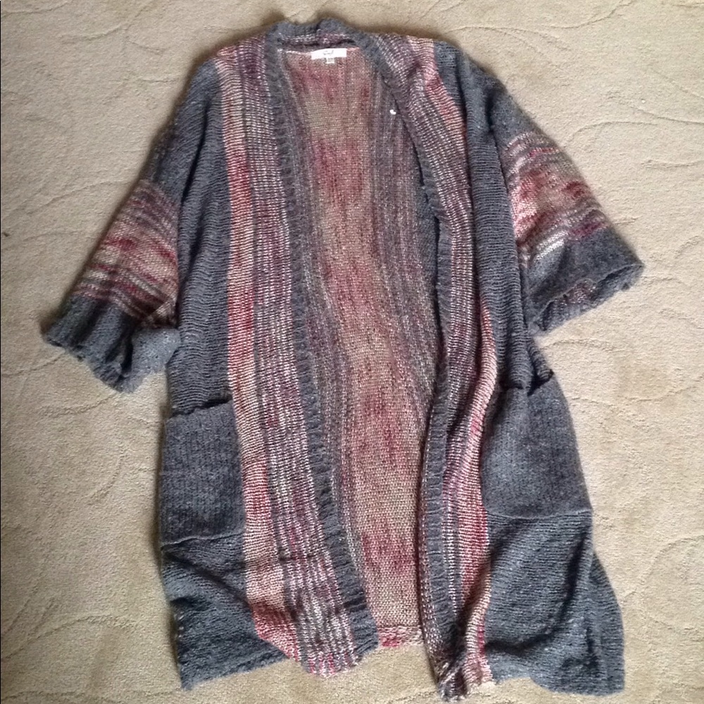 A long and beautiful cardigan
